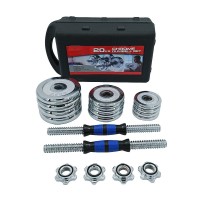 Chrome Dumbell Set 20kg...